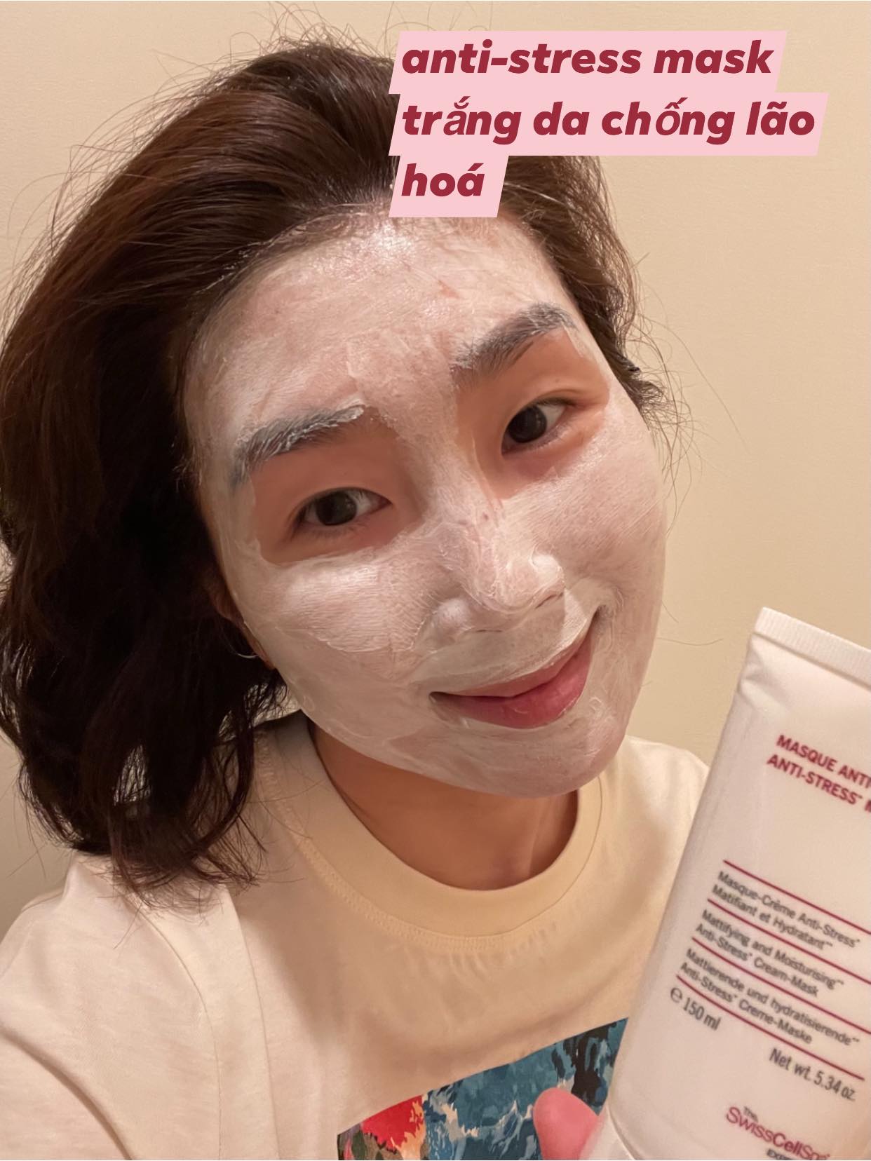 Mặt nạ đất sét làm trắng sáng da Cellcosmet Anti-Stress Mask