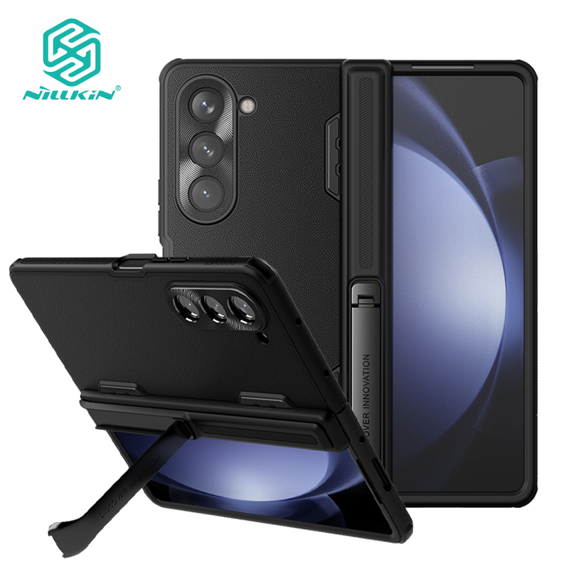 Nillkin for Samsung Galaxy Z Fold 5 Case Suyi folding Full Coverage Camera Protection Cover Bracket Version Samsung Galaxy Z Fold 5 Casing