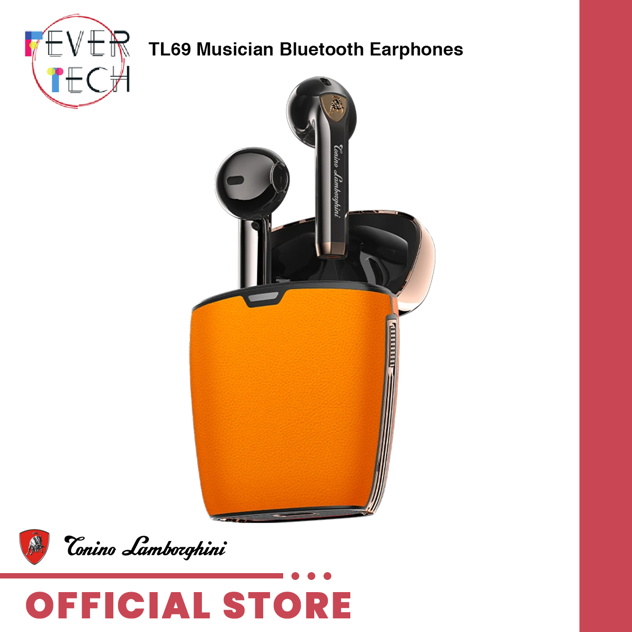 TONINO LAMBORGHINI TL69 Luxury Bluetooth Earphones – ENC Noise