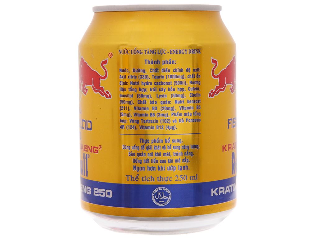 24 lon nước tăng lực Redbull Thái 250ml