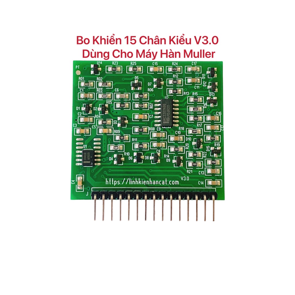 Bo khiển 15 chân kiểu v3.0 dùng cho máy hàn muller
