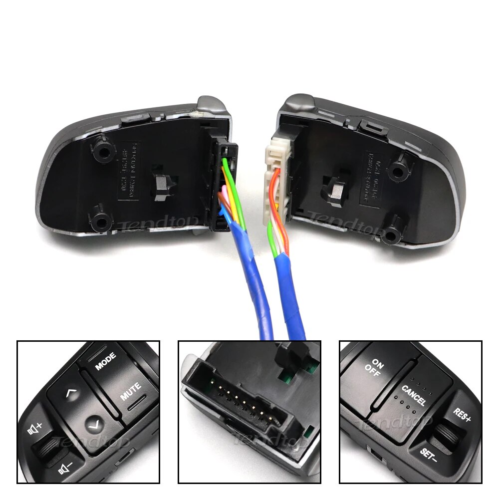 【Customer favorite】 For Kia Sportage 2011 2012 2013 2014 2016 Multifunction Steering Wheel Cruise Control Button Bluetooth Audio Phone Volume Switch
