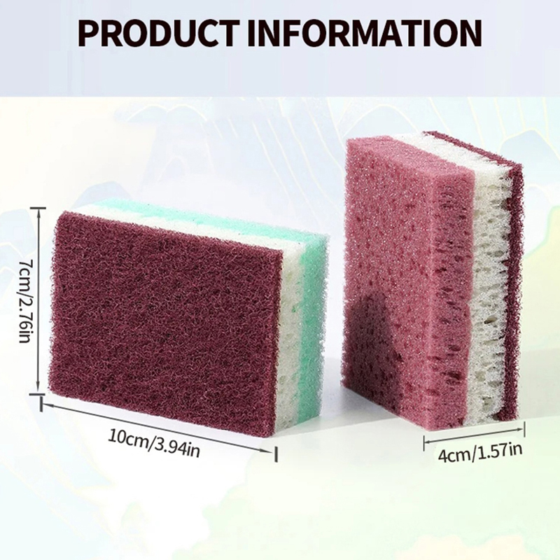 5/10pcs%20High%20Density%20Sponge%20Cleaning%20Cloth%20Dishwashing%20Cloth%20Non%20Greasy%20Kitchen%20And%20Catering%20Supplies%20Sponge%20Brush%20For%20Pot%20Bowl%20-%20Image%202