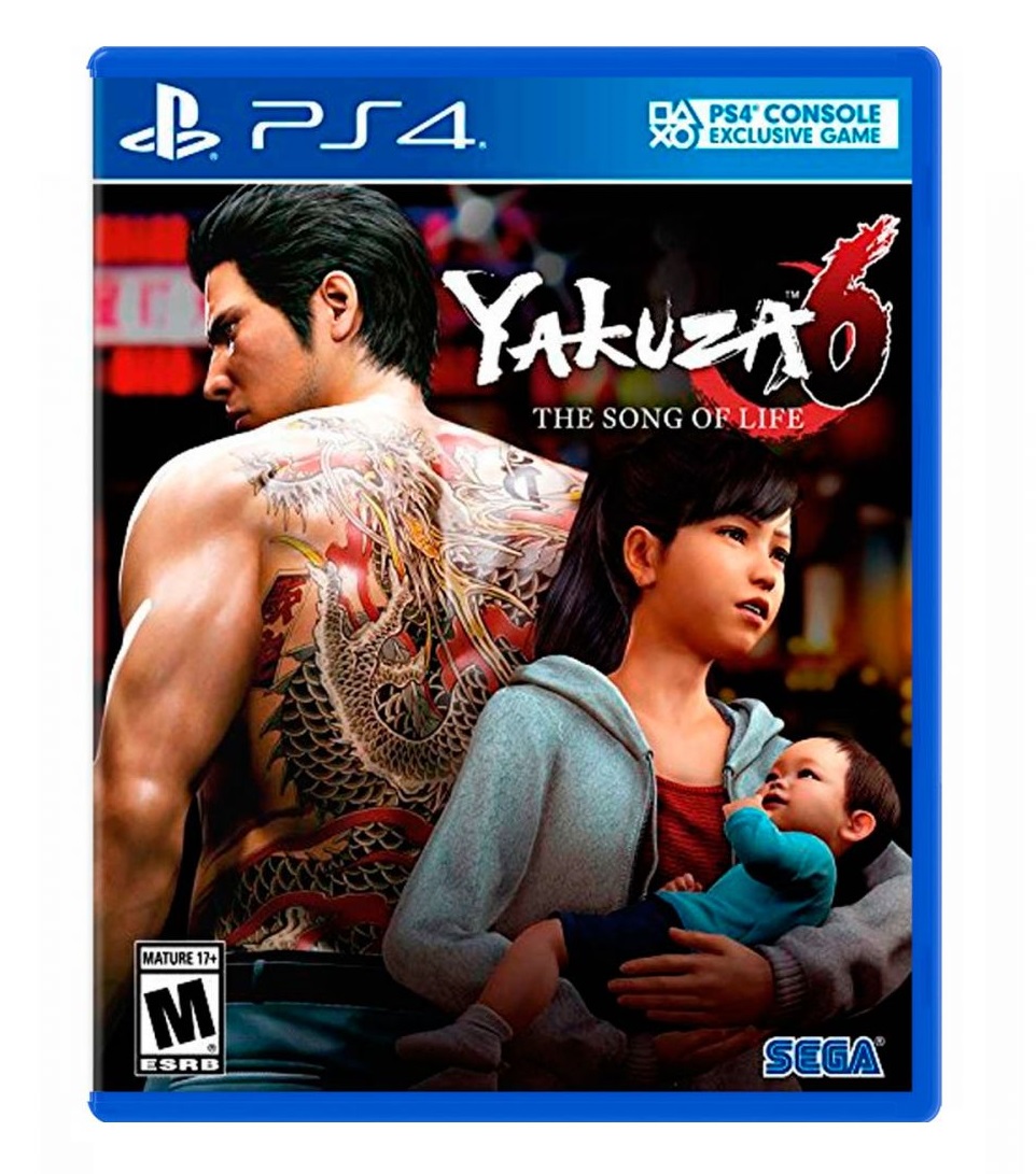 Đĩa game yakuza 6 ps4