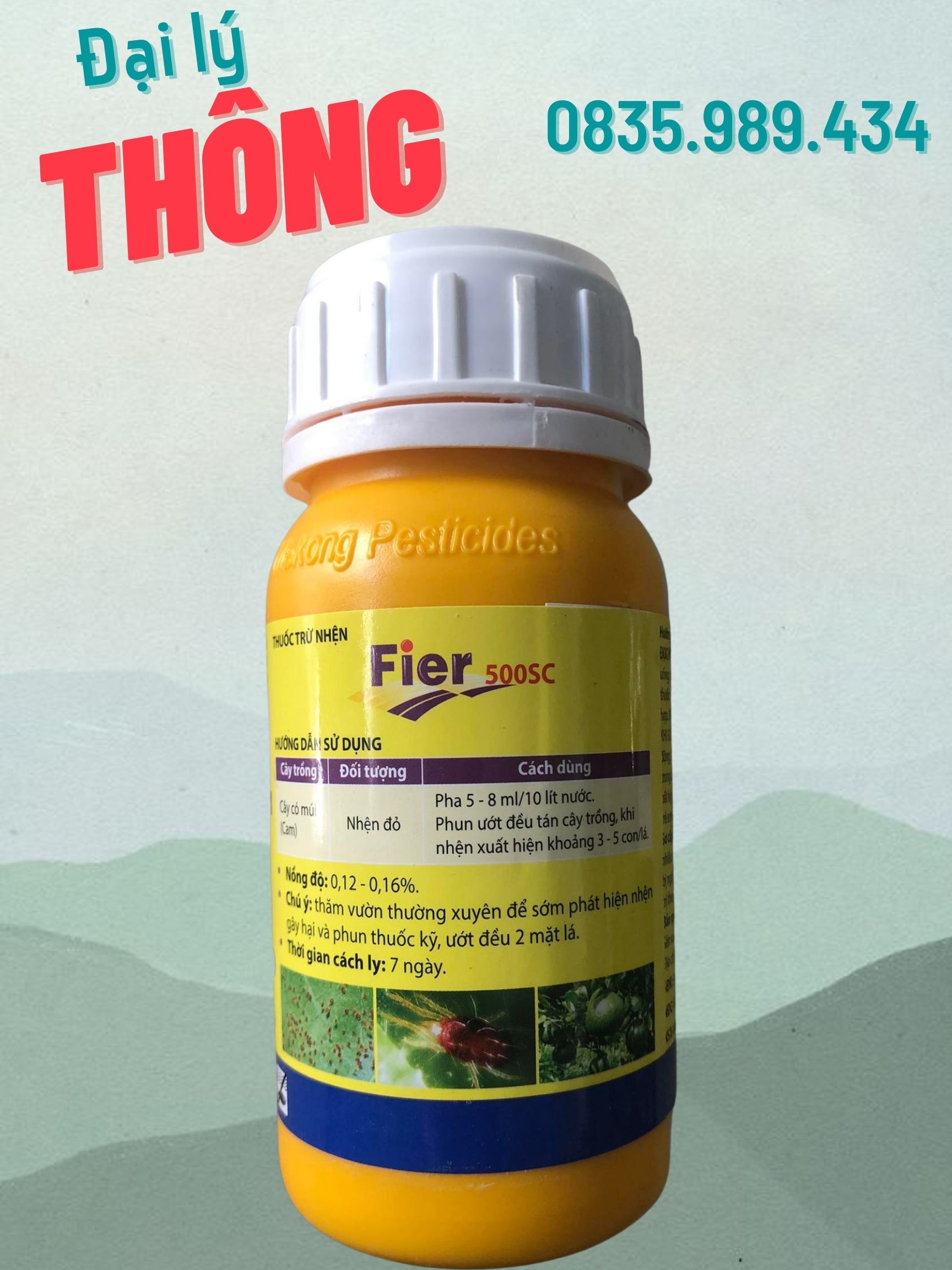 Fier 500SC - Chuyên diệt nhện đỏ cho cây trồng