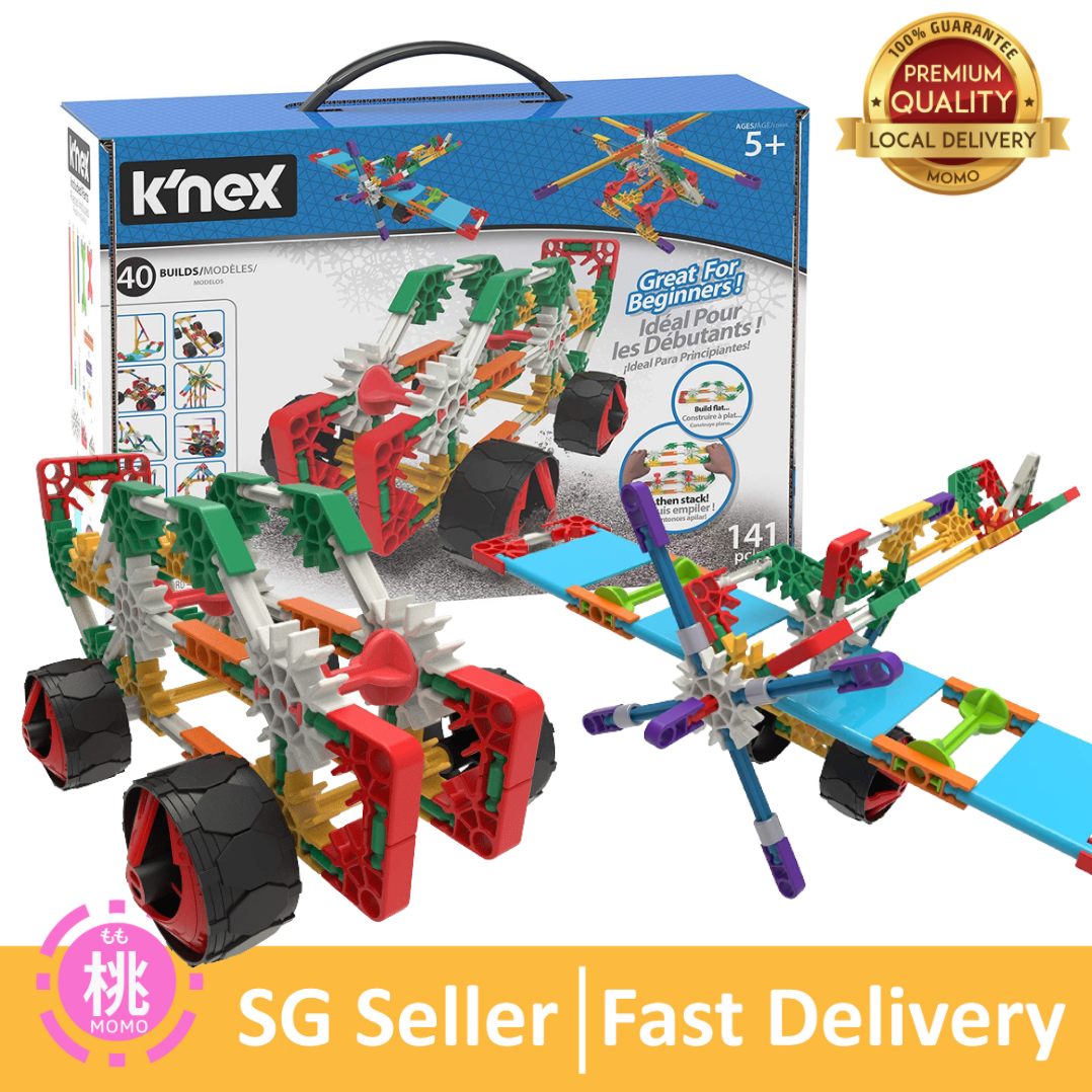 K'nex Knex Beginner 40 Model Building Set - 141 Parts - Ages 5 & Up -  Creative Building Toy, Multi | Lazada Singapore