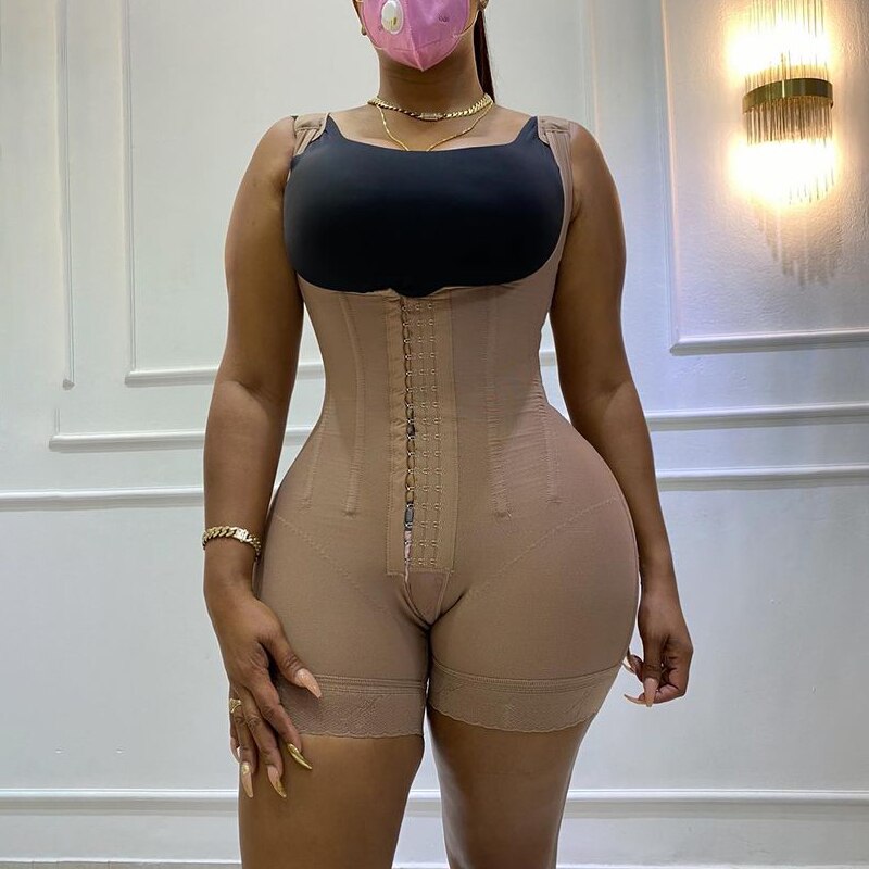 Sexy Body Shapewear Thong Waist Trainer Corset Open Bust Body