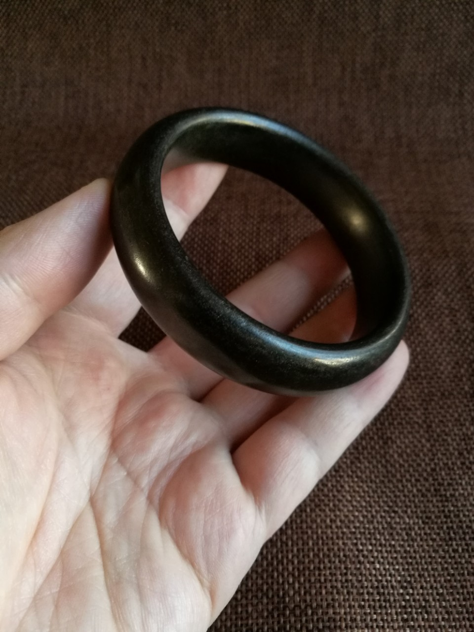 Antique collection Hongshan Culture antiques jade miscellaneous black iron meteorite Bracelet original meteorite bracelet accessories