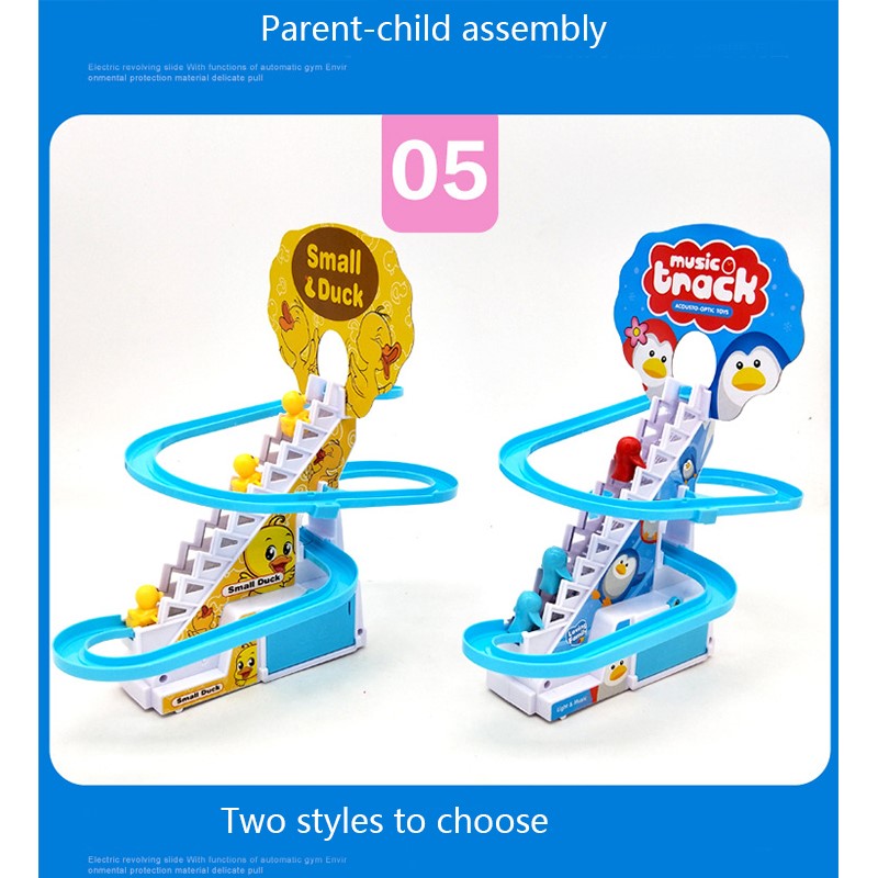 Cartoon Duck Climbing Stairs Toy Perfect Electronic Gift for Kids