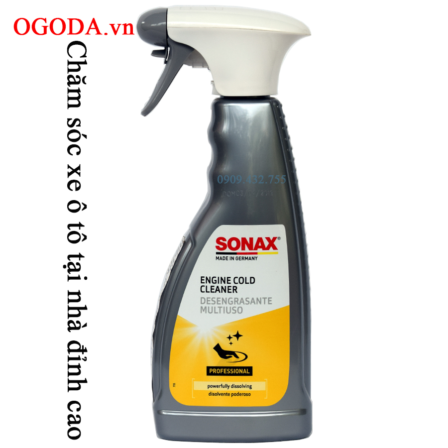 Dung dịch rửa khoang động cơ/lốc máy Sonax Engine & Cleaner 500 ml