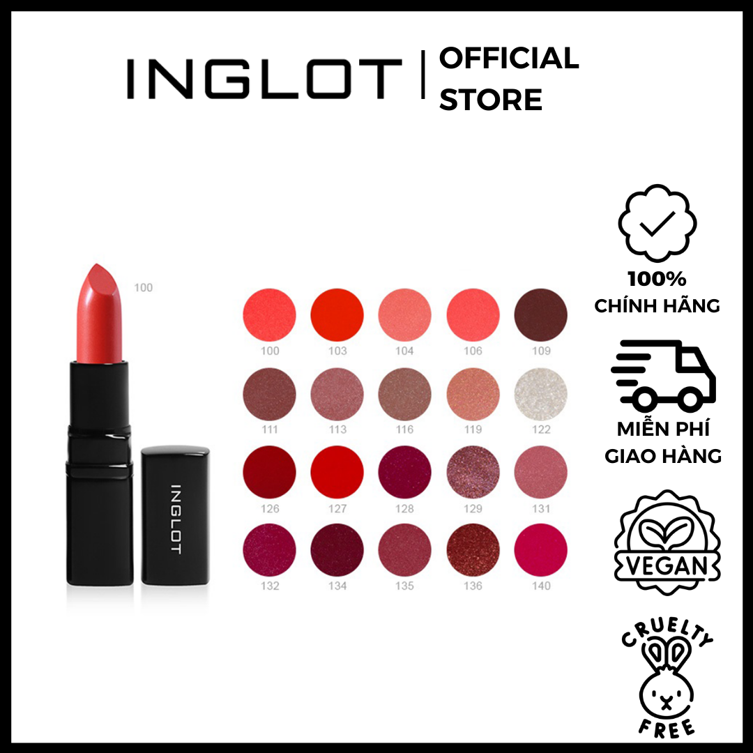 Son Thỏi Có Dưỡng Và Nhũ Lipstick (4.5g) INGLOT
