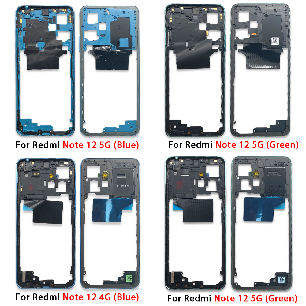 NEW%20%E3%80%90Special%20offer%E3%80%91Middle%20Frame%20Bezel%20Plate%20For%20Xiaomi%20Redmi%20Note%2011%2012%20Pro%204G%205G%20Middle%20LCD%20Frame%20Housing%20Cover%20With%20Sides%20Key%20Replacement%20-%20Image%204