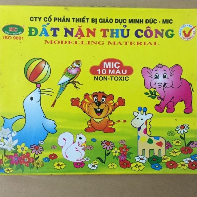 Đất Nặn Mic 6 màu_8 màu _10 màu