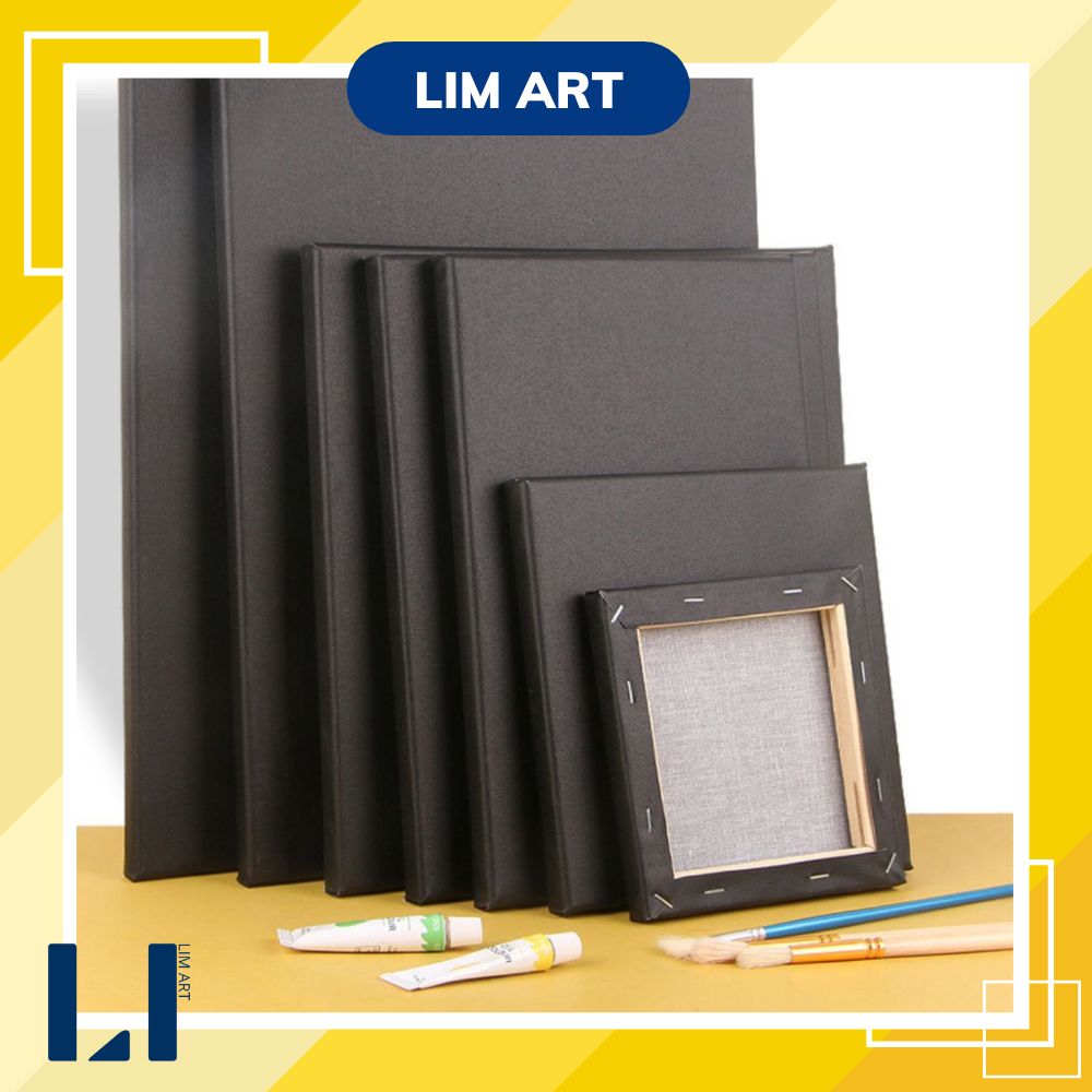 Khung gỗ vải canvas màu đen