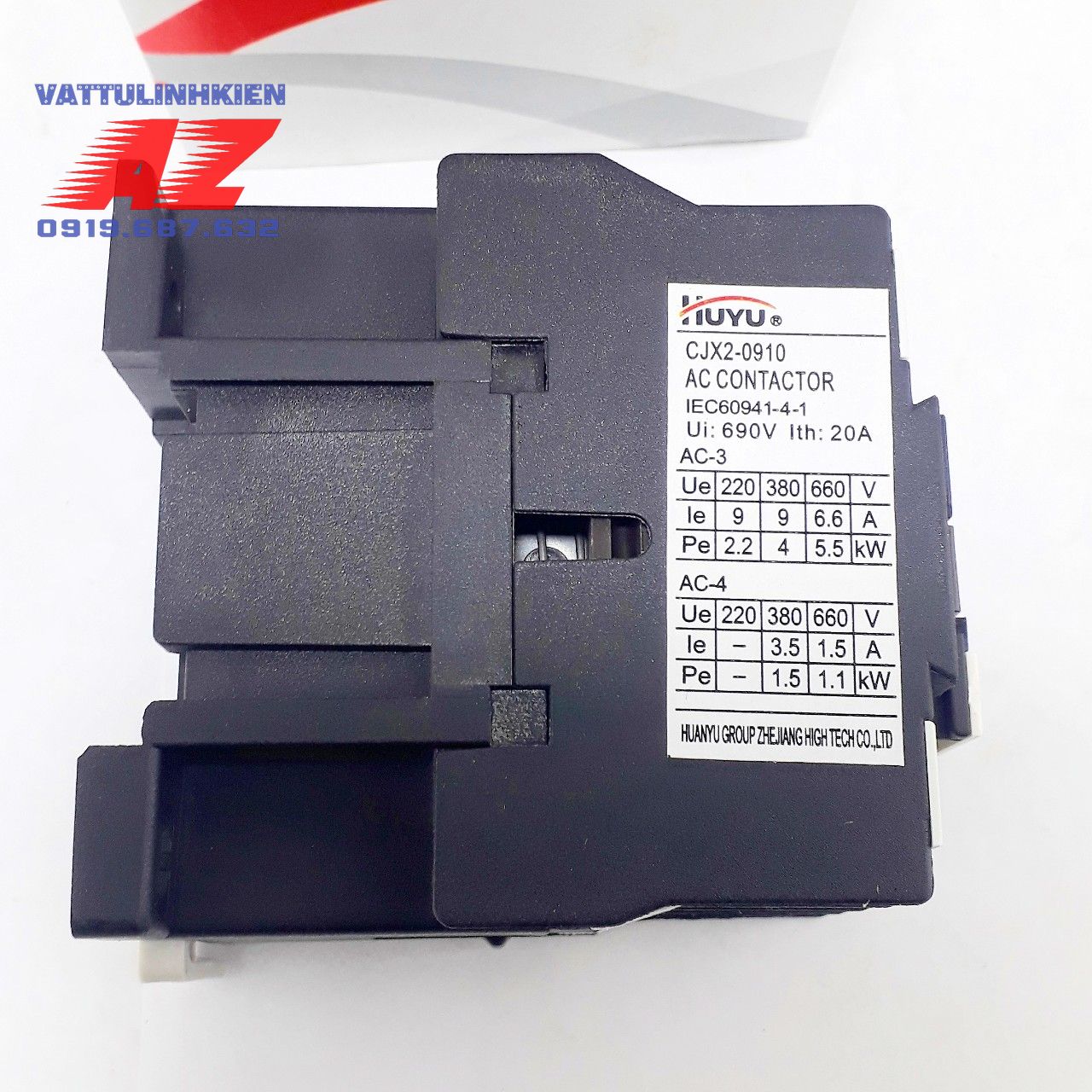 Contactor - Khởi động từ CJX2 0910 -220V/50HZ - 20A