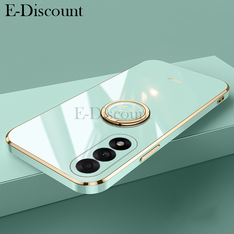 New Phone case OnePlus Nord 5 CE5 Back cover Smooth Electroplated Magnetic Suction Ring Bracket For OnePlus Nord CE5 Nord5 case.