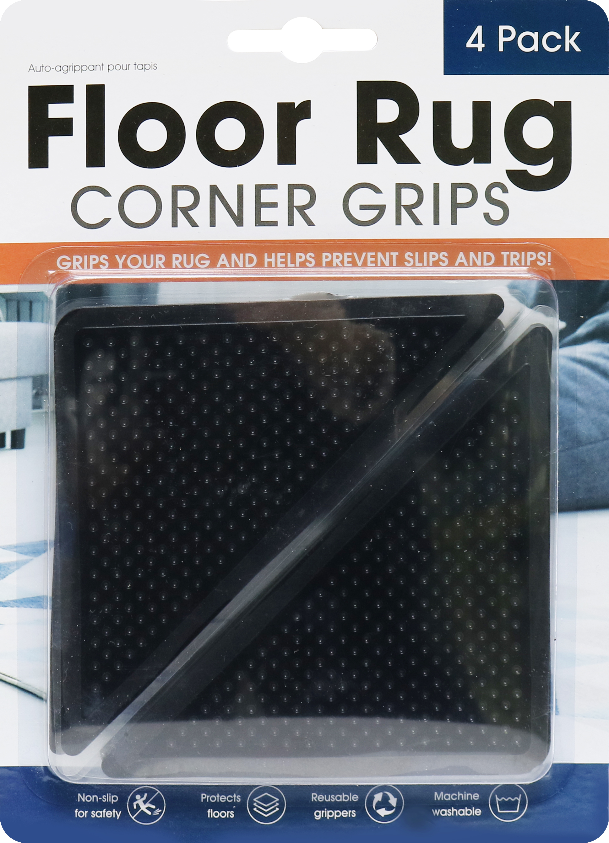 Bộ 4 miếng dán cố định góc thảm ubl ma0086