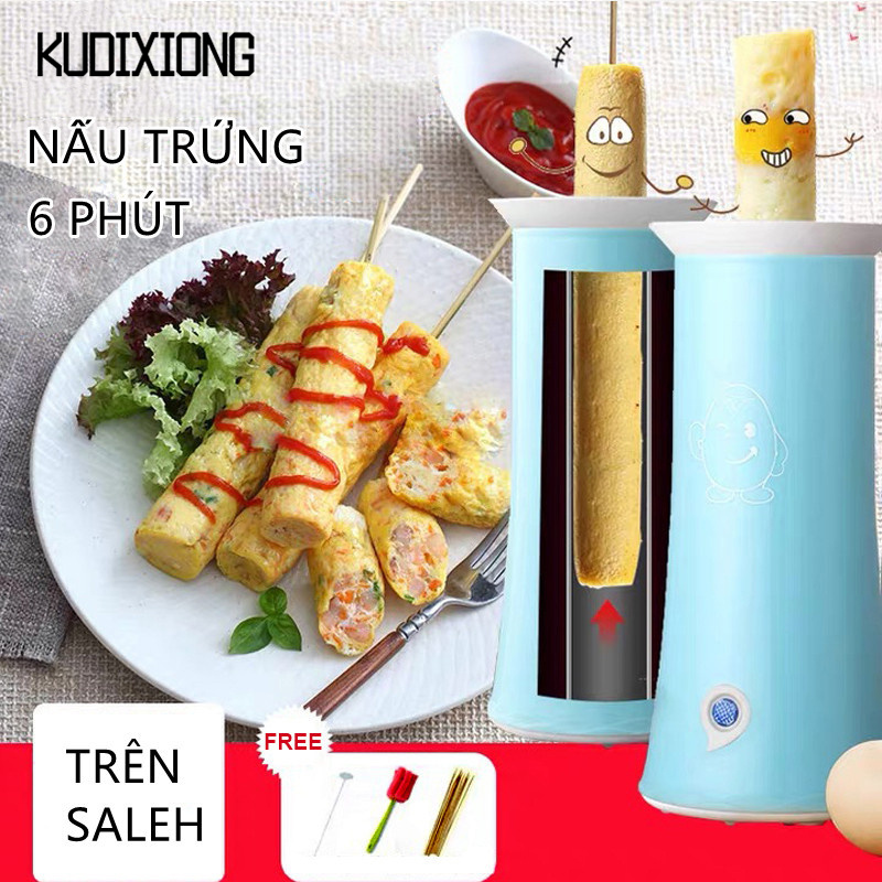 Máy cuộn trứng KUDIXIONG Máy làm trứng cuộn điện máy ăn sáng trong nhà bếp Máy làm trứng cuộn tự động nhỏ