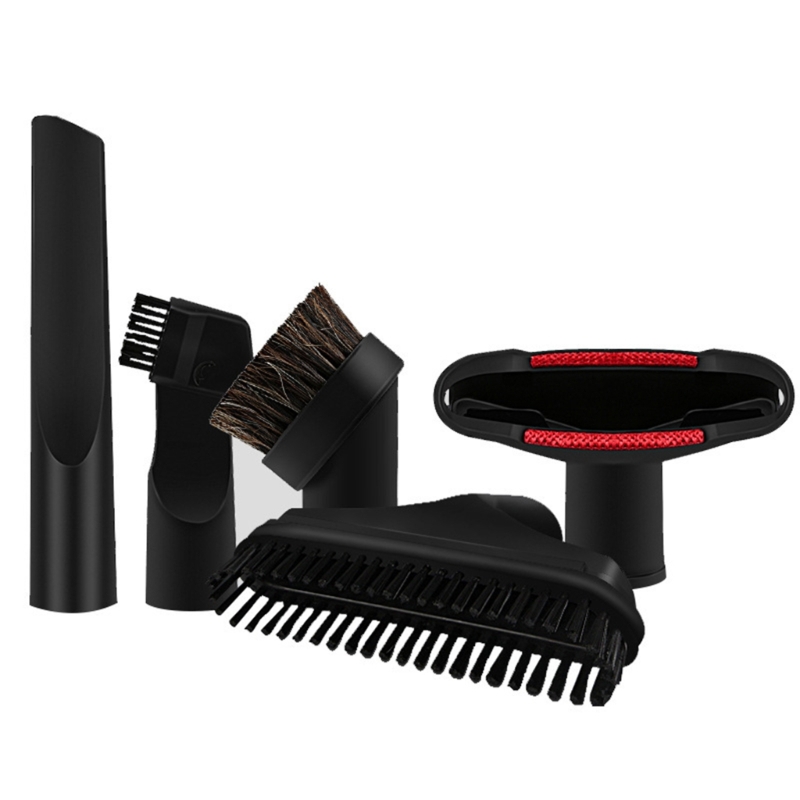 ✪ 5 Pcs Vacuum Cleaners Round Clean Brush Head Dust Brush Universal Vacuum Cleaner Attachment Replacement Durable