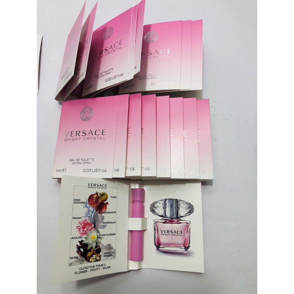 Mẫu thử Vial Nước hoa Versace các mùi