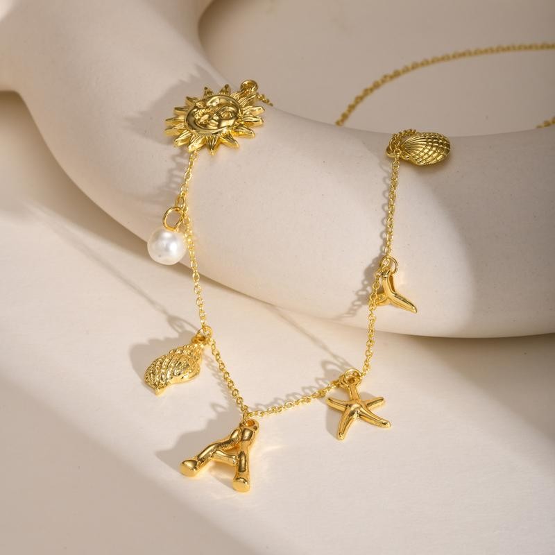 Elegant%20Fashion%20Gold%20Initial%20Charm%20Necklace%20for%20Women%20Shell%20Letter%20Necklaces%20Charms%20Pendant%20Boho%20Summer%20Seashell%20Beach%20Starfish%20Surfer%20Letter%20Necklace%20Luck%20Initial%20Pendant%20-%20Image%206