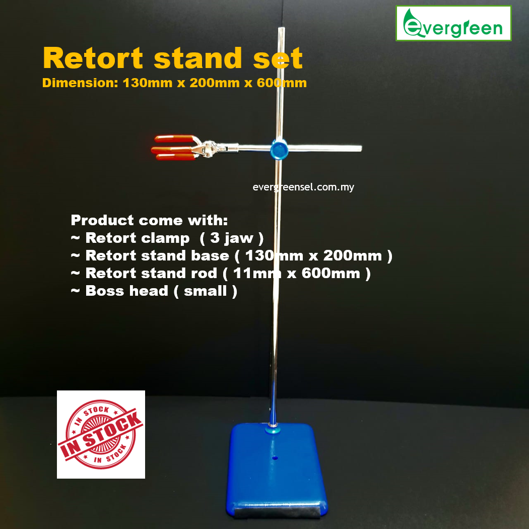 Retort Stand Complete Set 1kg and accesorries for laboratory use Lazada