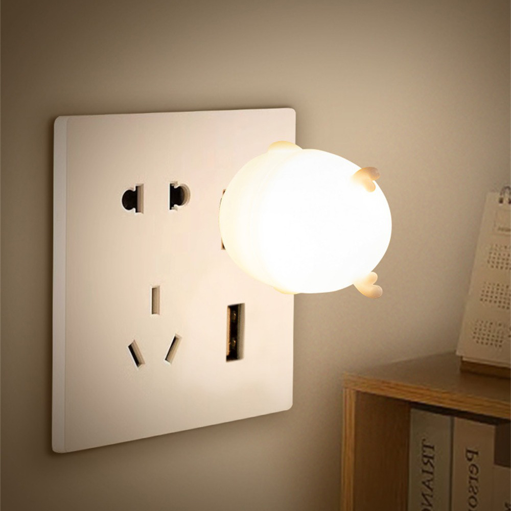 Energy-saving Light USB Energy-saving Night Light Simple And Cute Design Mobile Power Light Eye Protection LED Ambient Light#1 * Night light
