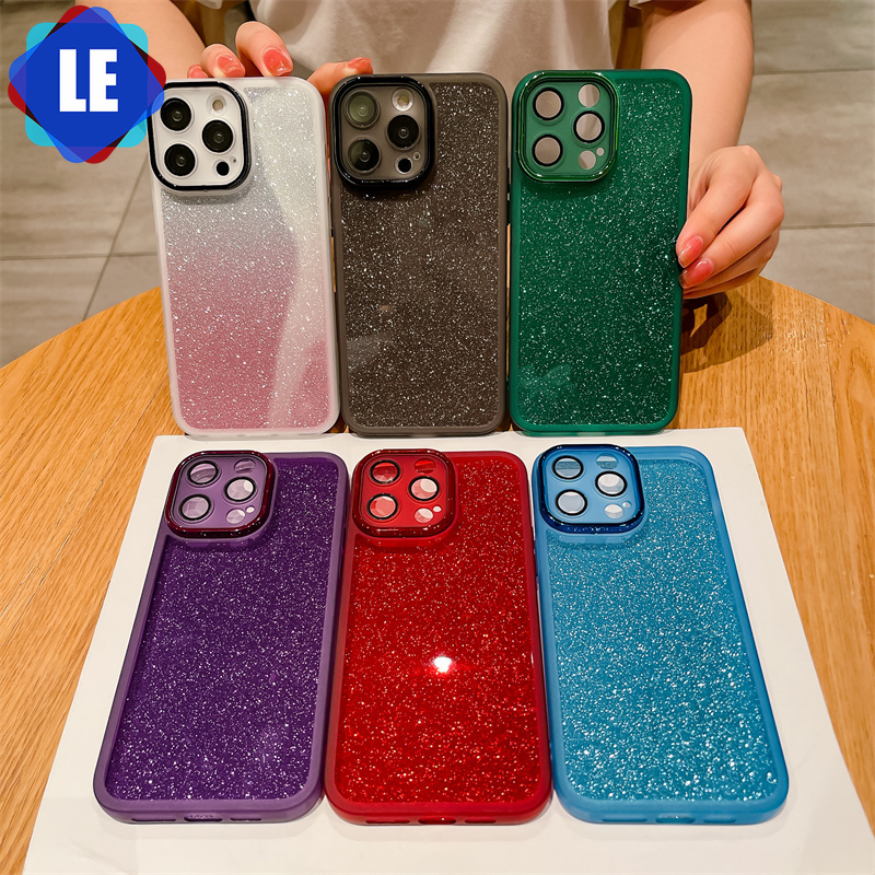 Casing for Redmi Note 9 / Redmi Note 9s / Redmi Note 9 Pro / Redmi Note 9 Pro Max / Redmi Note 8 / Redmi Note 8 Pro Luxury Laser Glass Lens Film TPU Shockproof Soft Phone Case