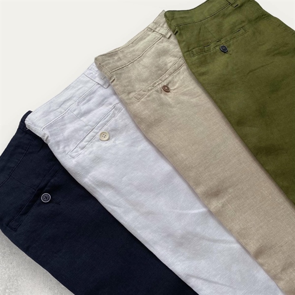 [HIMSTYLE] Quần Dài Nam Linen Cao Cấp Thoáng Mát Chuẩn Form