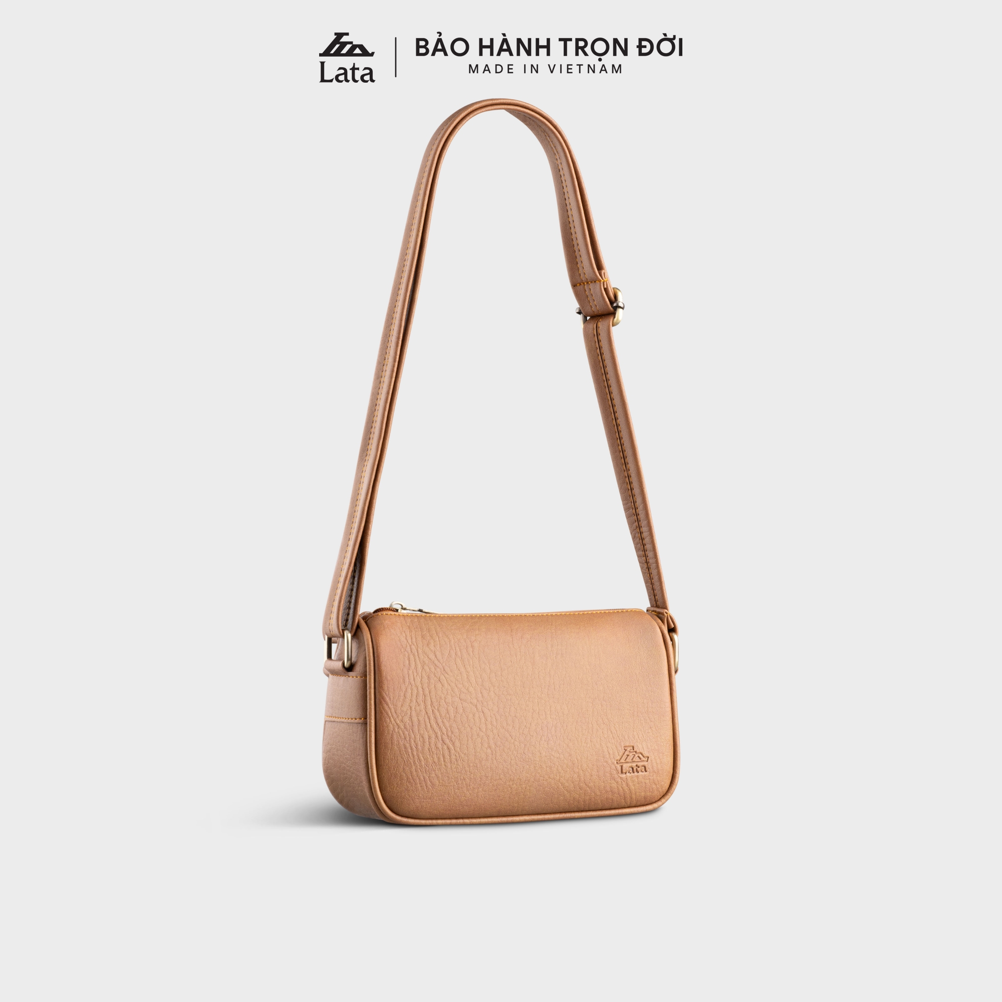 Túi Lata (Thời trang nữ đi chơi size 21 - Túi đeo chéo da HN119)