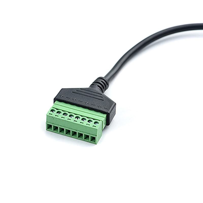 RJ45 Ethernet Male To 8 Pin AV Terminal Screw Adapter Converter Block ...