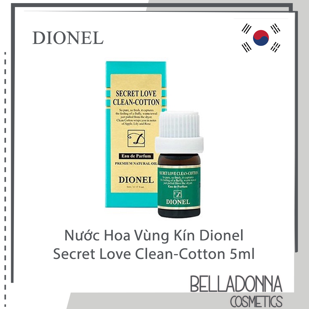 [4 màu] Nước Hoa Vùng Kín Dionel Secret Love Eau de Parfum 5ml