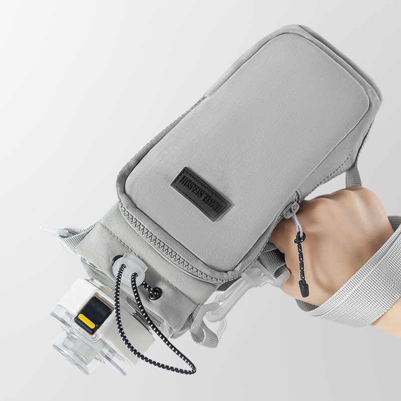 Portable Water Bottle Bag With Adjustable Shoulder Strap Thermal Vacuum Mug Cup Sleeve Cup Insulated Protective Cover. 