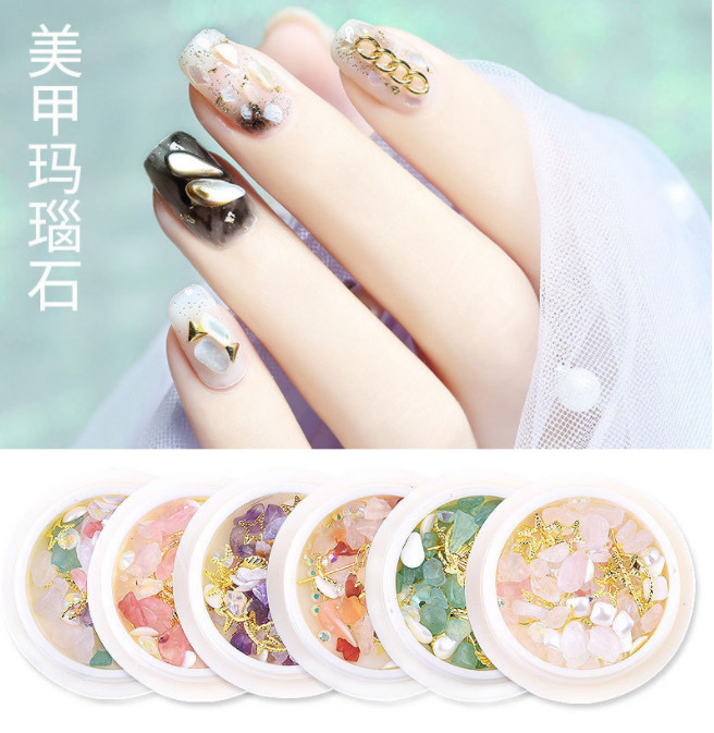 Sét sỏi trang trí móng nail