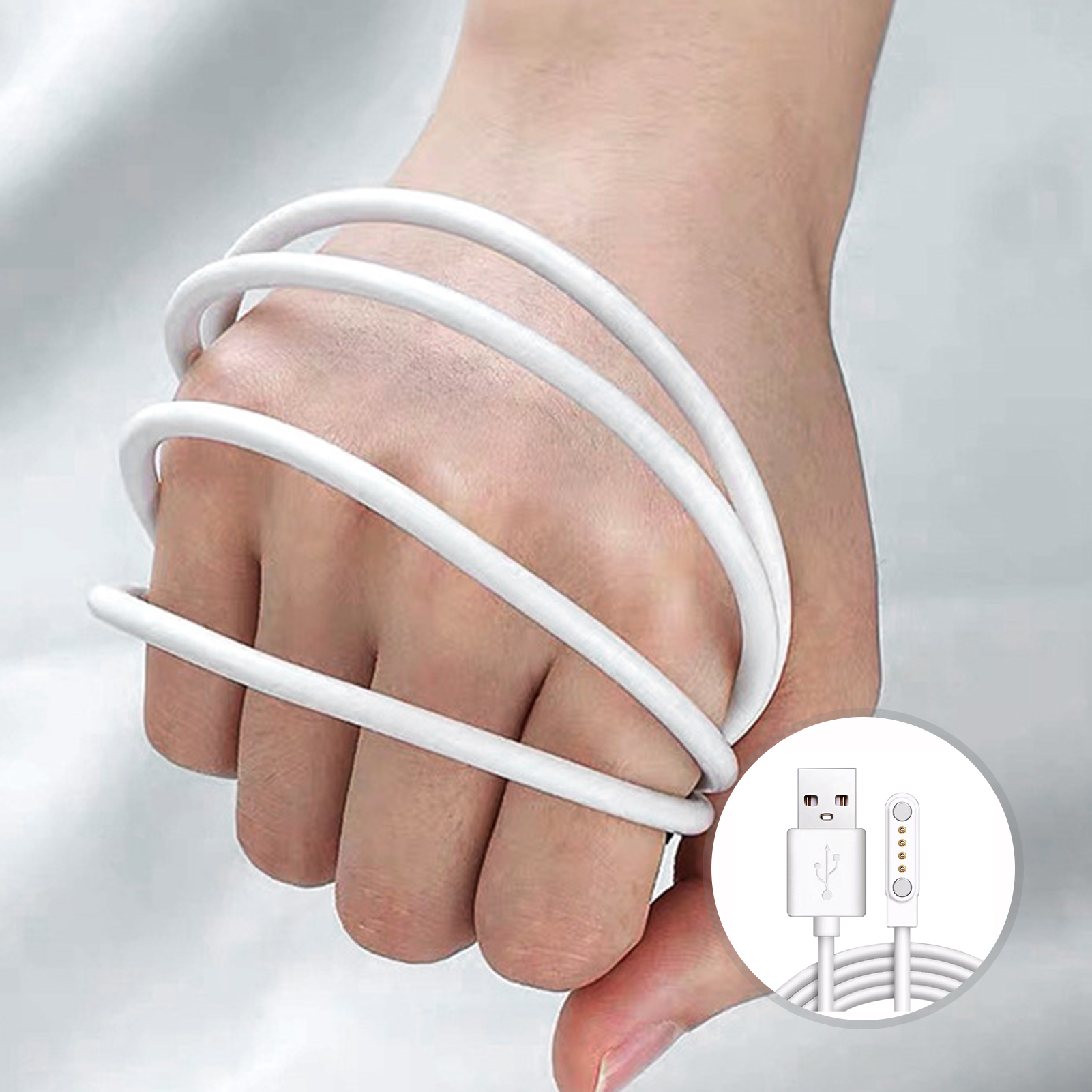Cáp Đồng hồ thông minh USB từ sạc nhanh cáp sạc cáp sạc thông dụng 60cm