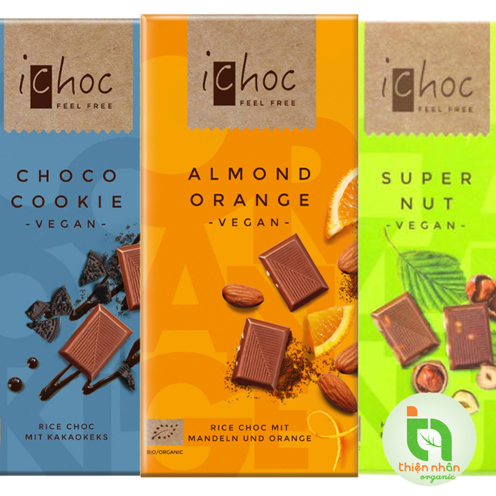 Ichoc Organic Vegan Chocolate 80g