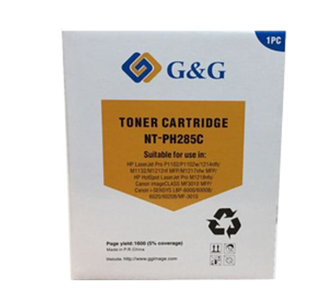 Mực in G&G Laser trắng đen NT-PH285C (OEM: CE285A, CRG 325)