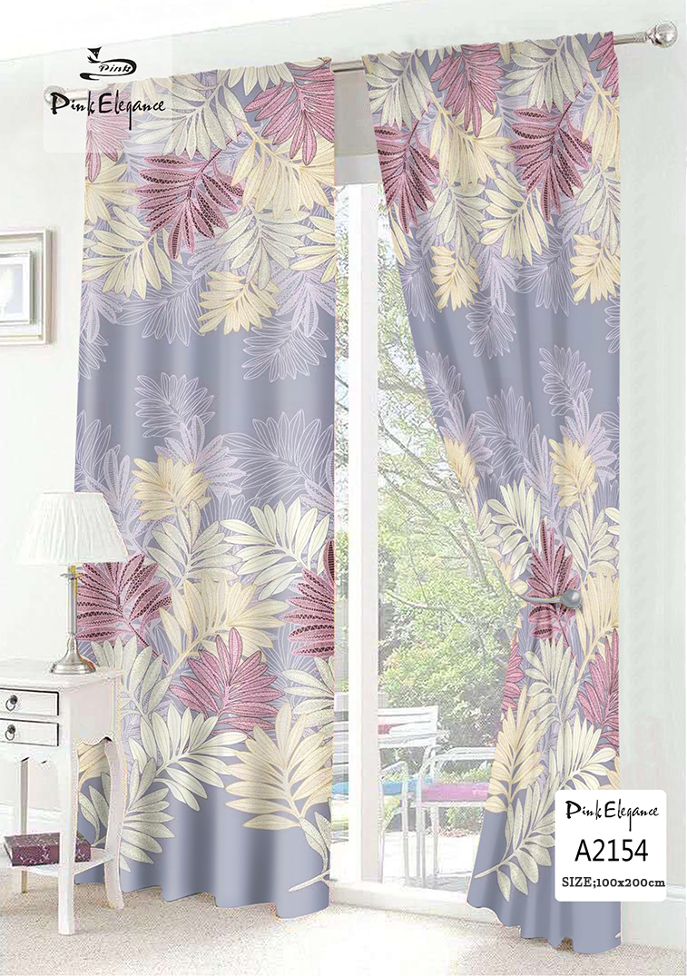 COD Kurtina Sale 1 PCS New 3D Cartoon Character Curtain Semi Cotton