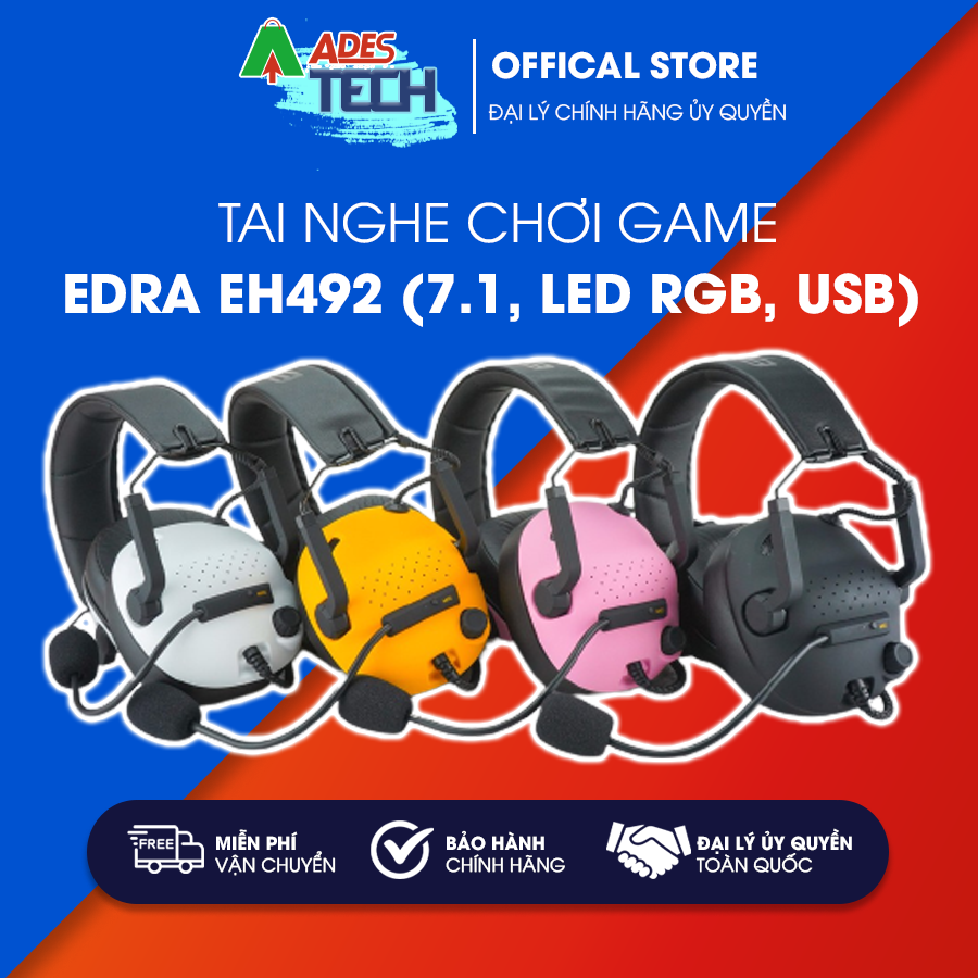 Tai nghe gaming edra eh492 - nghe nhạc cực đã