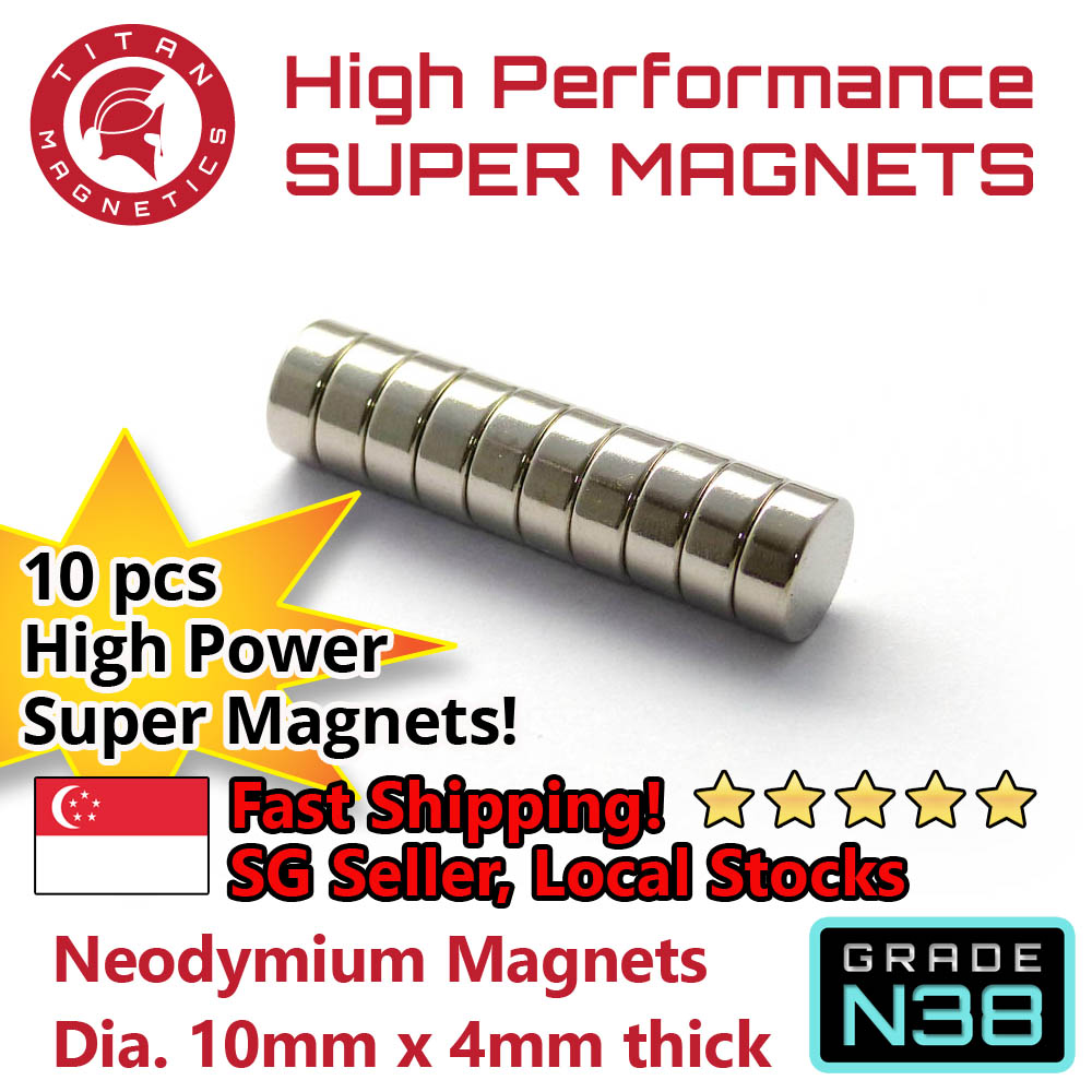 10pcs 30mm x 10mm x 3mm Strong Block Rare Earth Neodymium Magnets Grade N35 