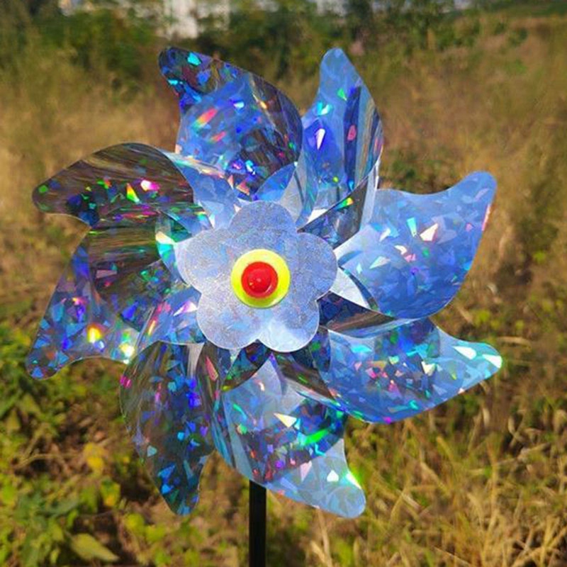 6 Packs Pinwheels 9.5 Inch Colorful Spinning 9.5X20 Inches