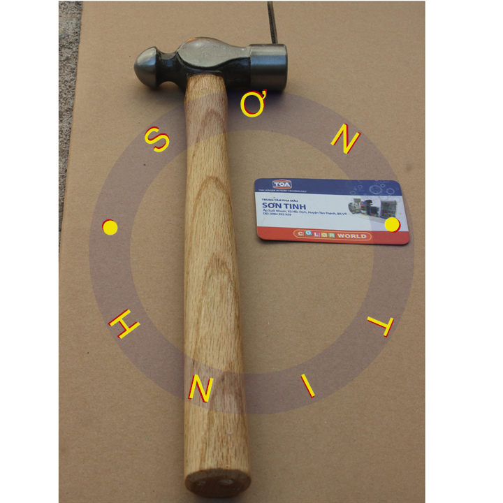 Búa đầu bi cán gỗ Tolsen 25142 (đầu búa 16oz nặng 448gram)