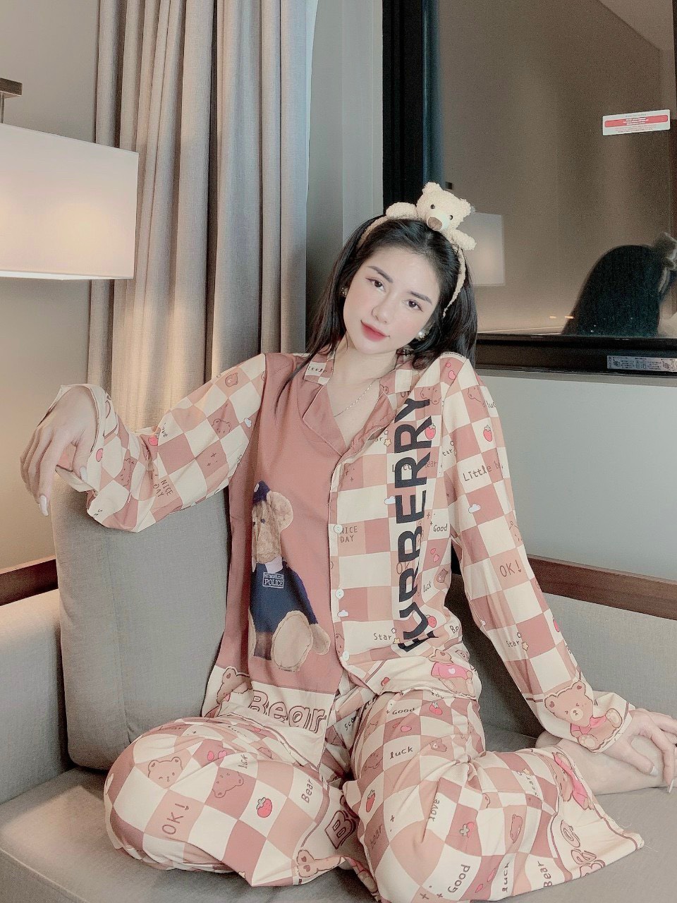 ĐỒ BỘ PIJAMA LỤA MANGO CAO CẤP PROM 40-60ký