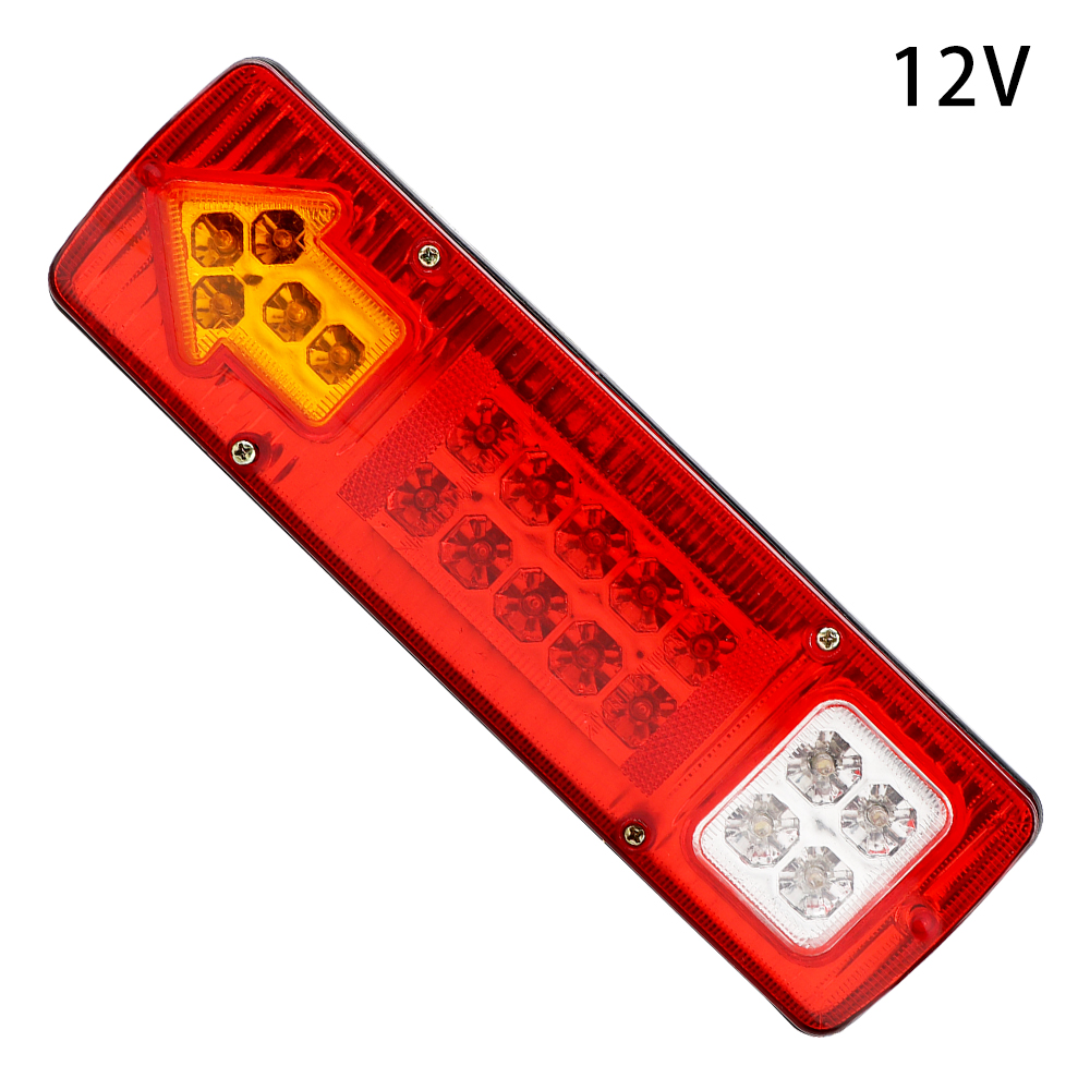 Car Led Tail Light Assembly DC 12V 24V Waterproof 19 LED Car Tail