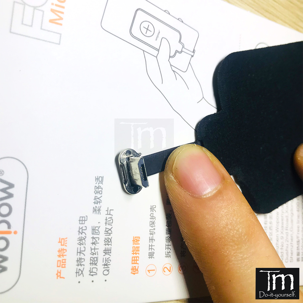 Đế Nhận Sạc Không Dây - Dành cho ĐT đời thấp - MicroUSB