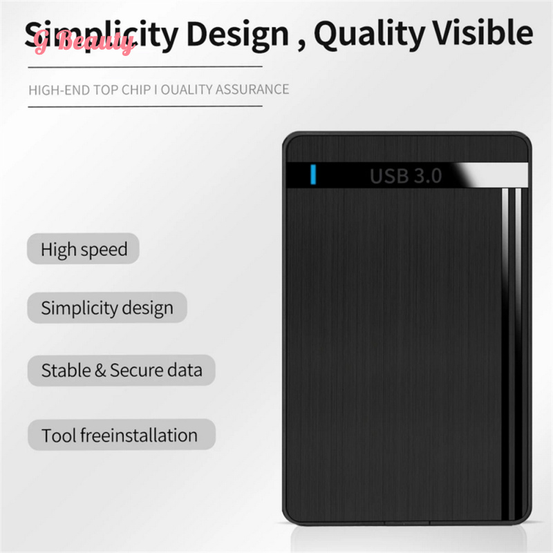 USB3.0 SATA 5Gbps Tool Free Enclosure HDD SSD External Enclosure Adapter For Laptops Desktop Computers Phones