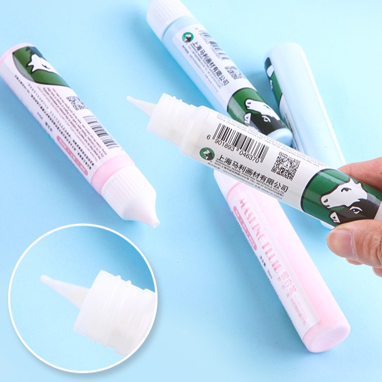 [Chính hãng]Bút Keo chặn màu nước Masking Fluid MARIES 30ml