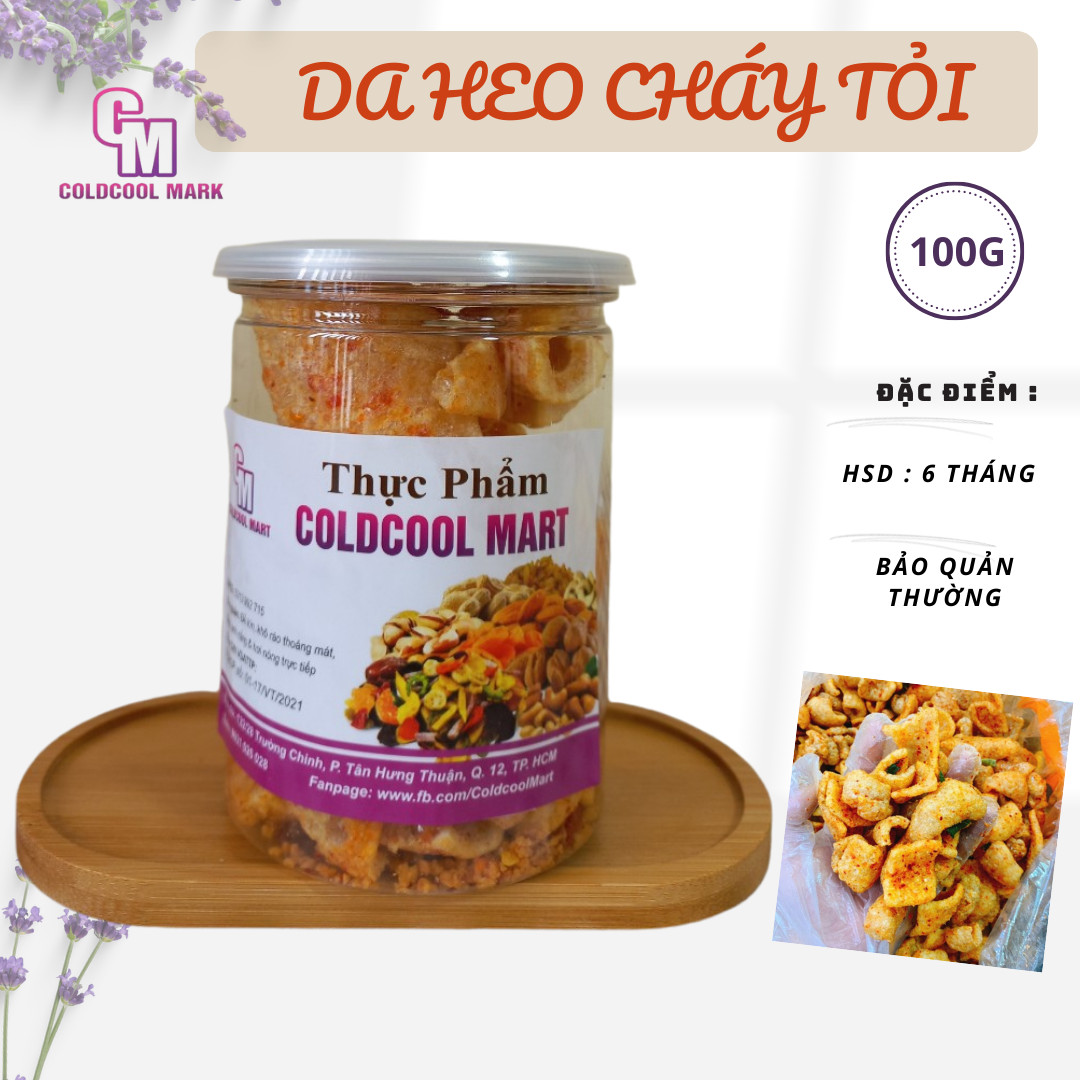 Da Heo Cháy Tỏi 500g 2c Mart