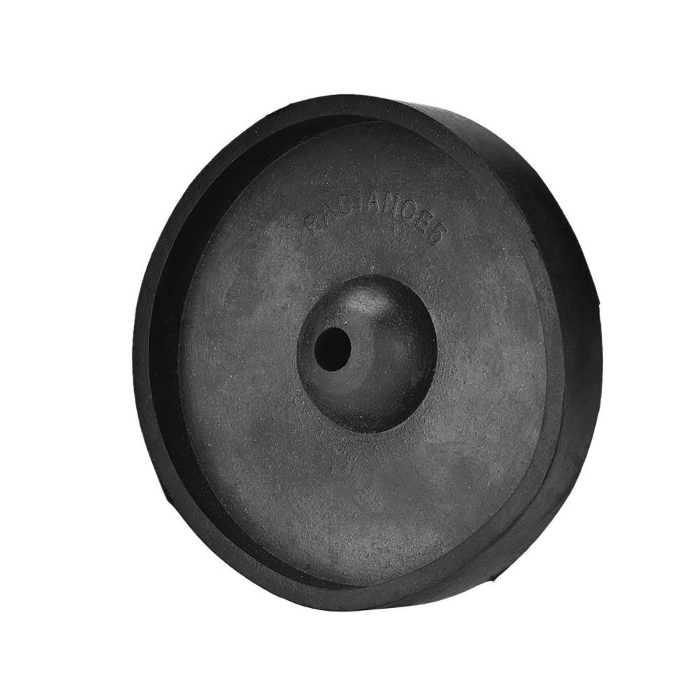 Durable Perforated Base Rubber Sprue Base Round Shape Black Color Wax ...