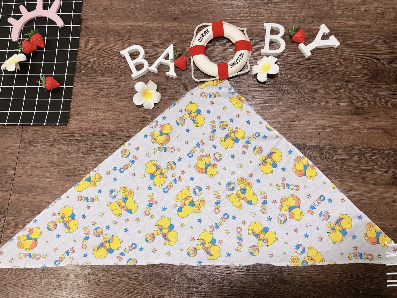 Sét 10 chiếc tã chéo cotton cho bé sơ sinh
